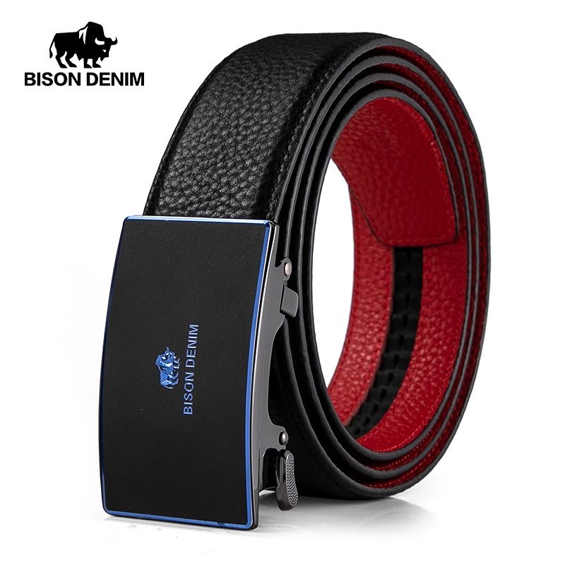 Thắt Lưng Da Thật 100% Khóa Tự Động Phong Cách Doanh Nhân Cho Nam