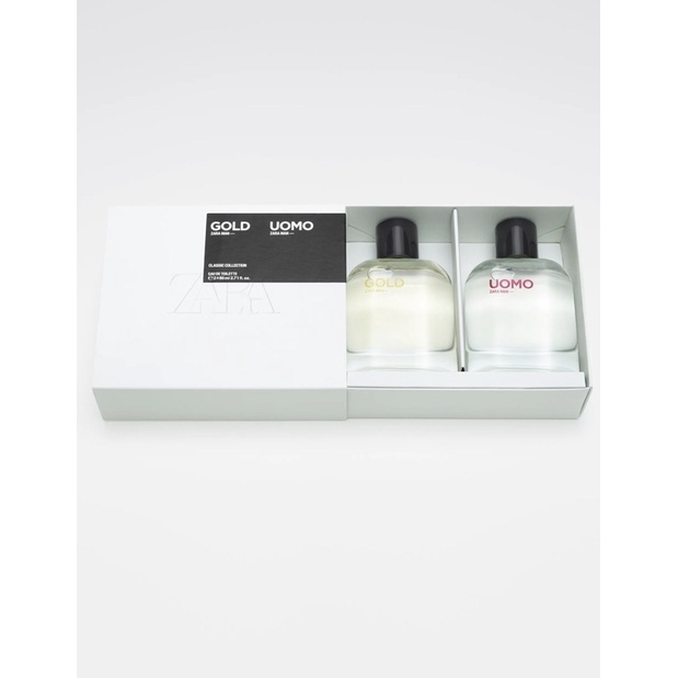 Set Nước Hoa Nam Zara Man Blue & Silver, Man Gold & Uomo