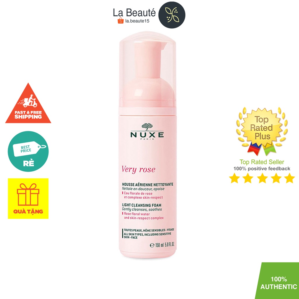Nuxe Eau De Mousse Micellaire - Sữa Rửa Mặt Tạo Bọt 150ml