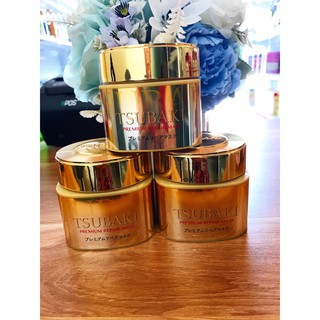 KEM Ủ TÓC  TSUBAKI - Premium Repair Mask 180g hộp màu vàng (hàng nội địa nhật )