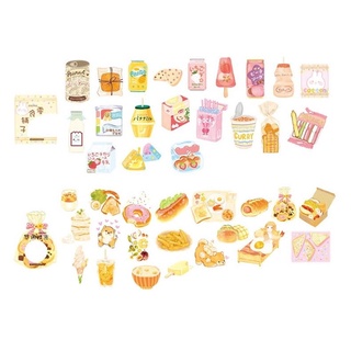 Túi 40 miếng dán sticker hình đồ ăn