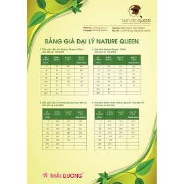 Dầu gội, xả & sữa tắm Nature Queen hàng xuất khẩu - 100ML ( Chính hãng )