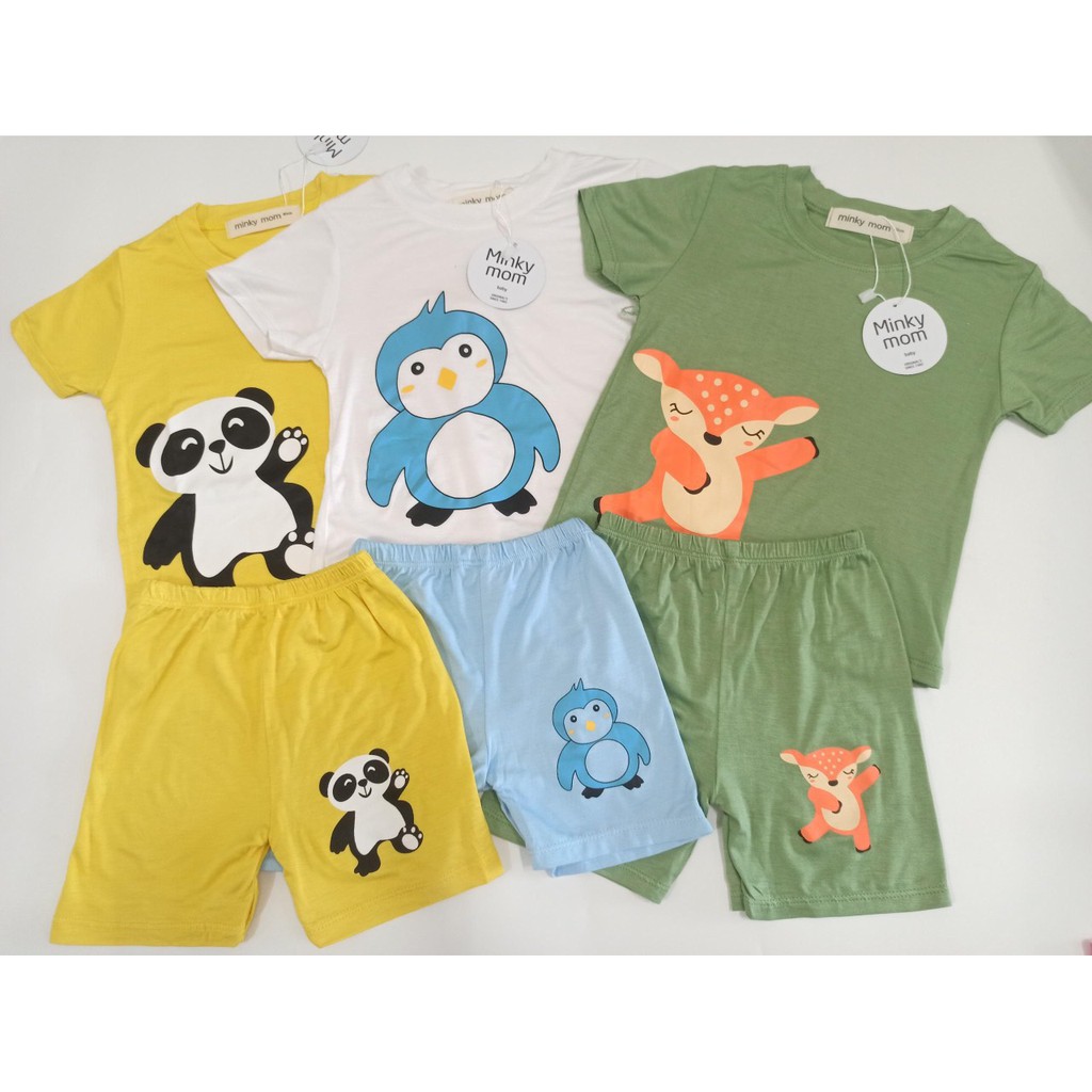 Bộ cộc tay in hình MINKY MOM hàng Việt Nam tự thiết kế - KGS | BigBuy360 - bigbuy360.vn
