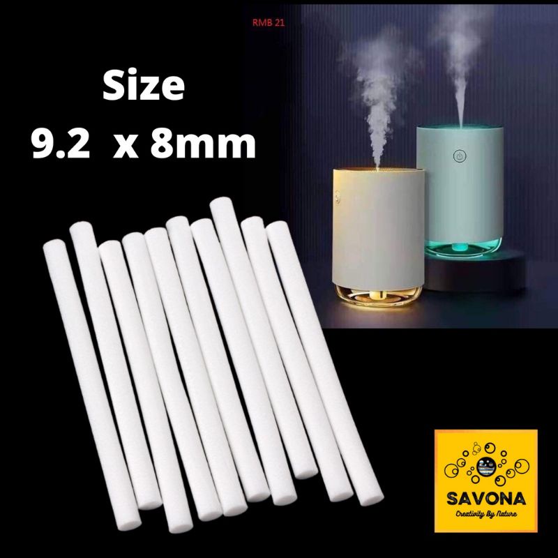5 Lõi cotton thay thế cho máy phun sương - Thanh lọc cotton cho tất cả Máy xông  - 5 Pcs Humidifiers Filters Cotton Swab