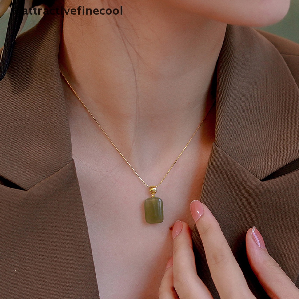 Vòng cổ Mặt Đá Ngọc Bích Hetian Cho Nữ