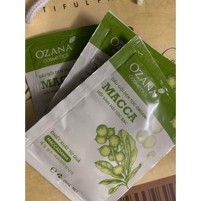 [COMBO 3 GÓI]Dầu Gội Đen Tóc Không Cần Nhuộm Thần Thánh Organic phủ bạc Tóc Trắng Ozana OZA2 (CHÍNH HÃNG 100%)