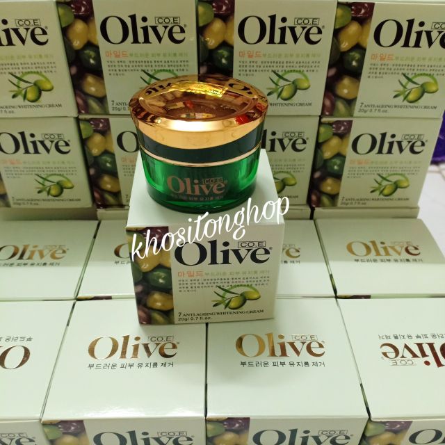 KEM NÁM SIÊU TRẮNG OLIVE CHÍNH HÃNG