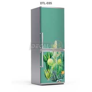 Decal dán trang trí tủ lạnh, miếng dán tủ lạnh chất liệu decal cao cấp chống thấm nước đủ kích thước Decal24h DTL-035