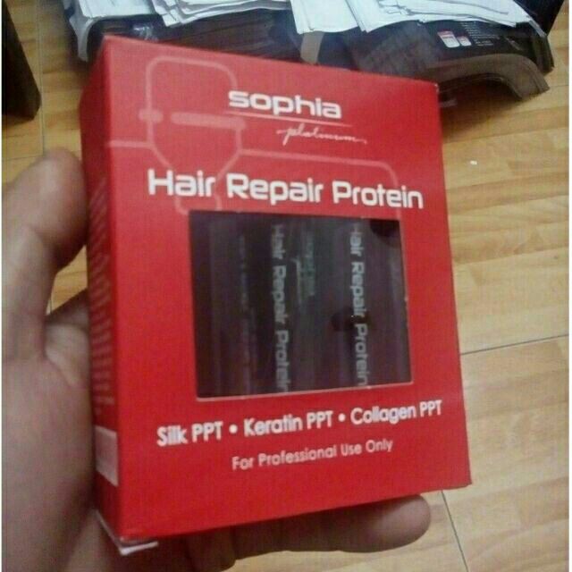 Phục Hồi Tóc Hư Nát SOPHIA Platinum Hair Repair Protein 13ml