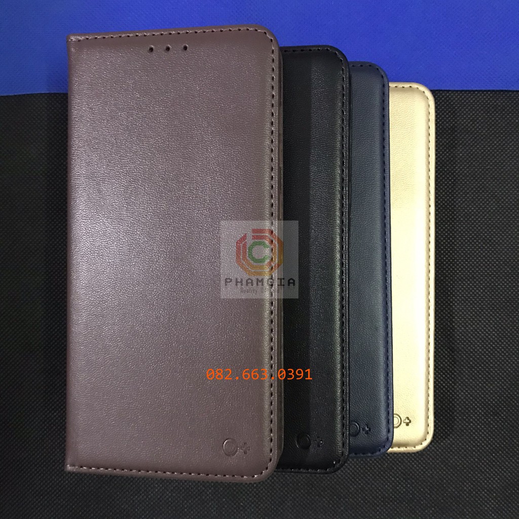 Bao da Oppo A93 chất liệu da sang trọng, có ngăn đựng thẻ siêu tiện lợi