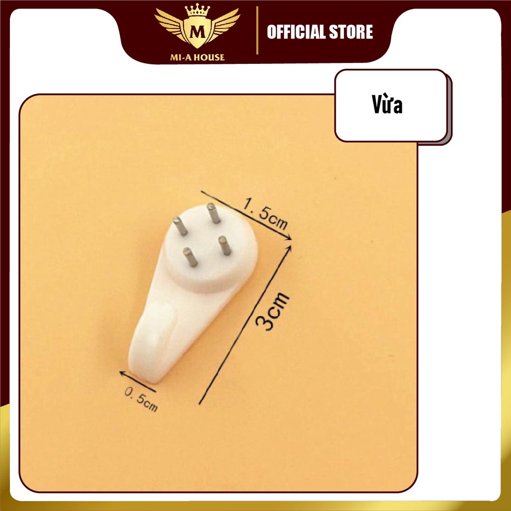 Móc treo đồ đóng đinh chắc chắn - Móc treo đồ tiện lợi - giá rẻ