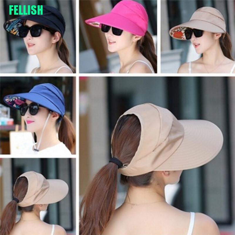 Mũ Rộng Vành Che Nắng Chống Tia Uv Gấp Gọn Thời Trang
