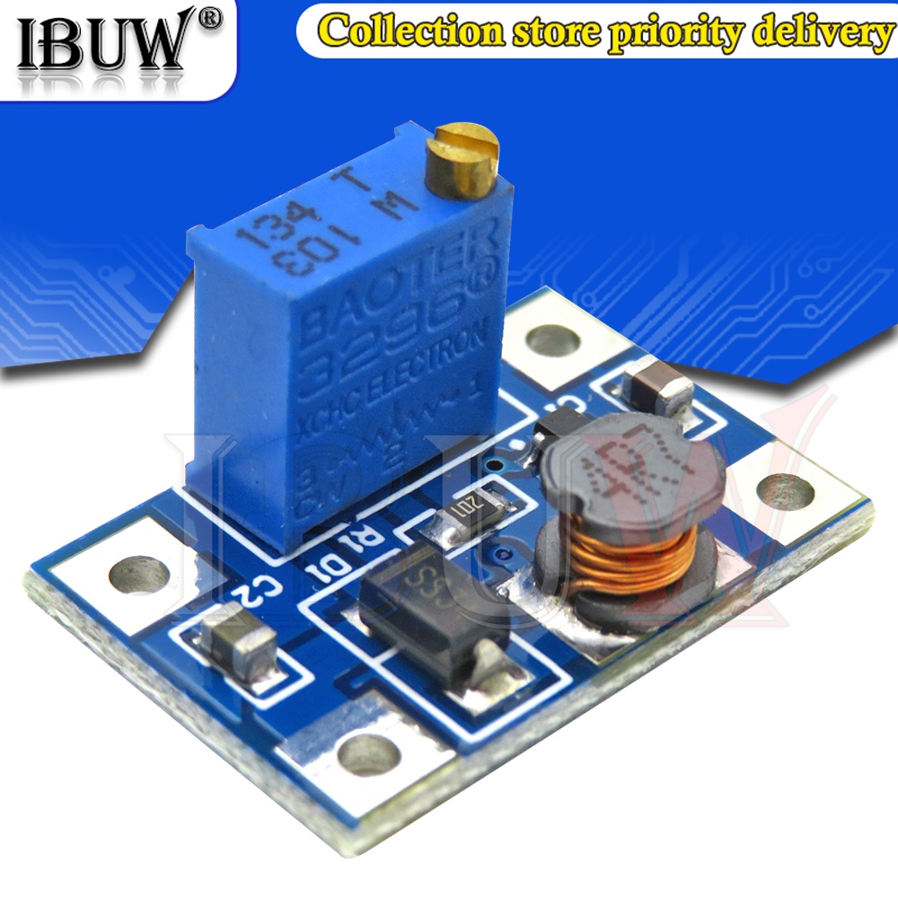 1 Mạch Tăng Áp DC-DC 2-24V Sang 2-28V 2A SX1308