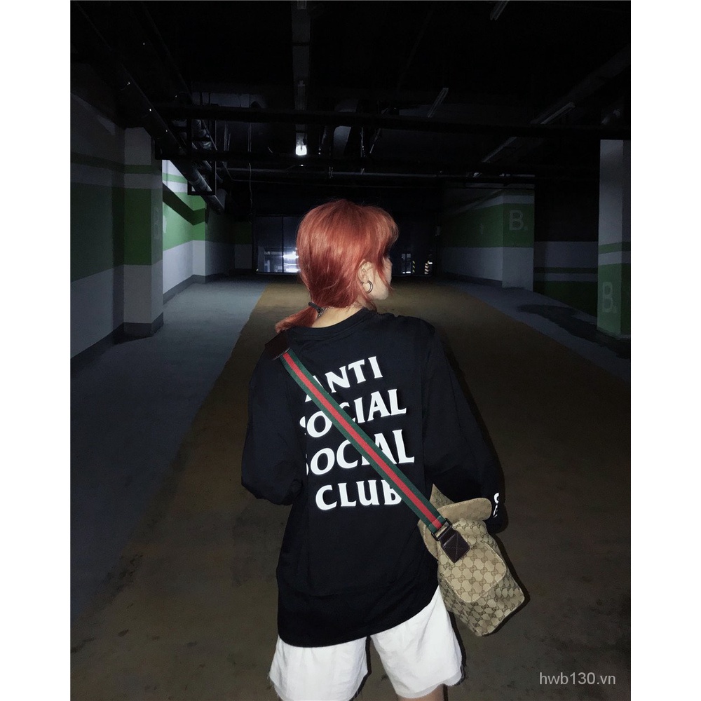 assc Long Sleeve Cotton Loose European and American Fashion Men's and Women's Same Pure Cotton2019Autumn Student Couple Hip Hop