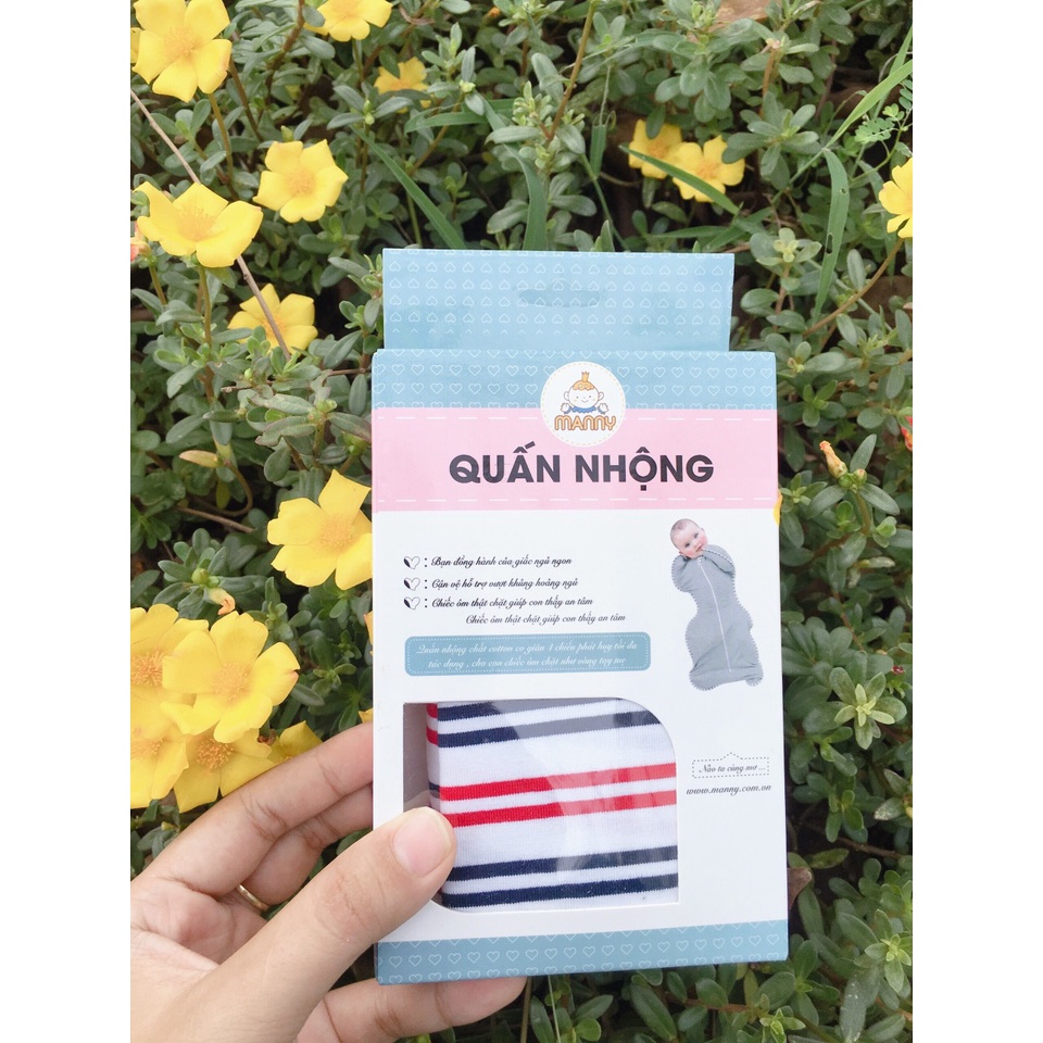 KHĂN QUẤN NHỘNG CHŨN MANNY CHO BÉ TỪ 3-5,5KG