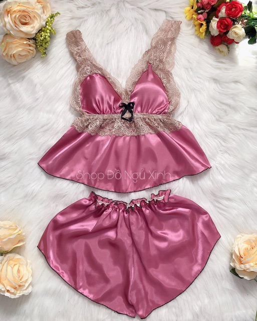 [Mã WACCB hoàn 15% xu đơn 50k] Đồ ngủ lụa cao cấp ren nude có mút | BigBuy360 - bigbuy360.vn