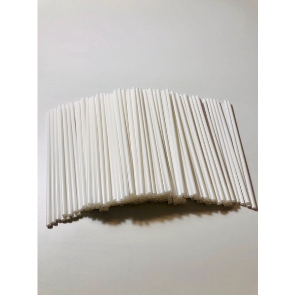 100 ống hút trắng phi 6