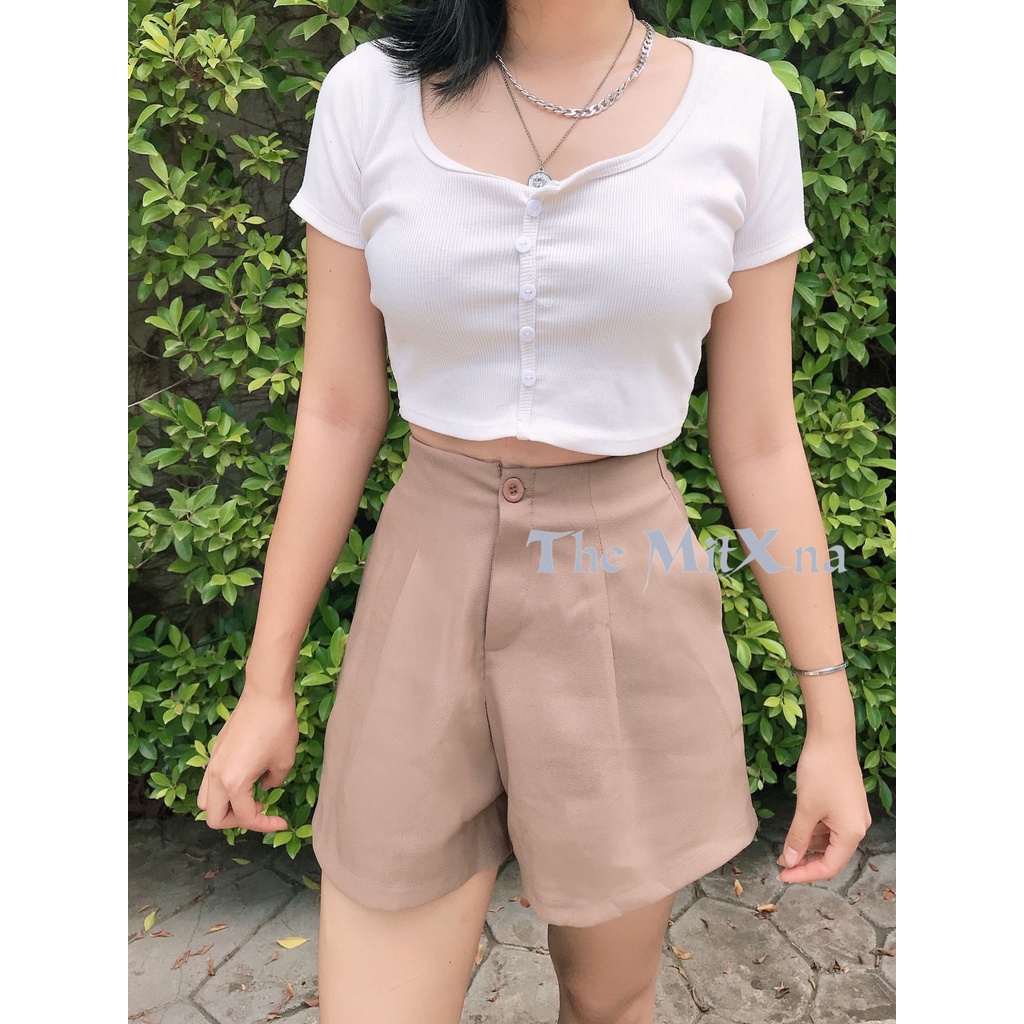 Quần Đùi Đũi- Quần Short Đũi Nữ dáng váy siêu hot - ảnh thật mẫu Shop chụp | BigBuy360 - bigbuy360.vn