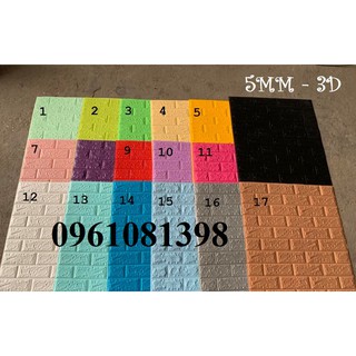 [Xả kho] xốp dán tường 5mm 70x77cm