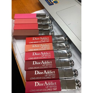 10 MÀU SON DIOR LIP TATTOO ĐÌNH ĐÁM  - UNBOX