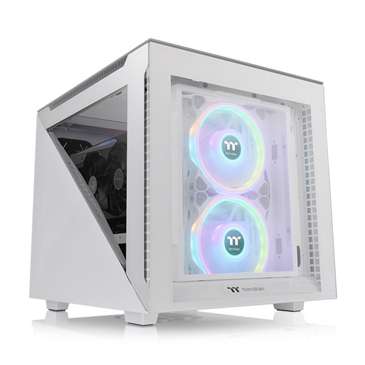 Vỏ case Thermaltake Divider 200 TG Snow Hàng chính hãng