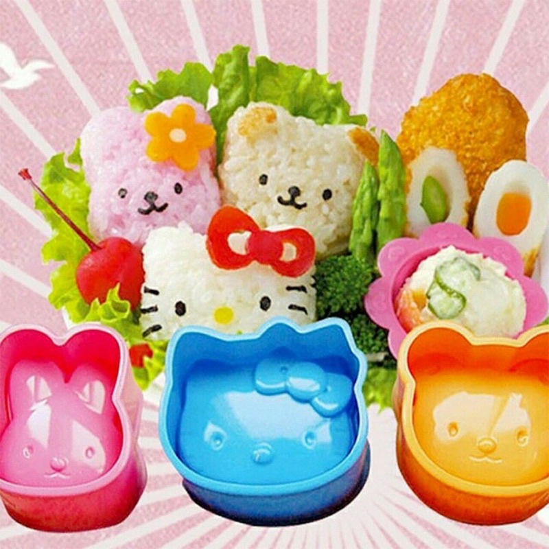 Set 3 khuôn cơm ăn dặm cho bé