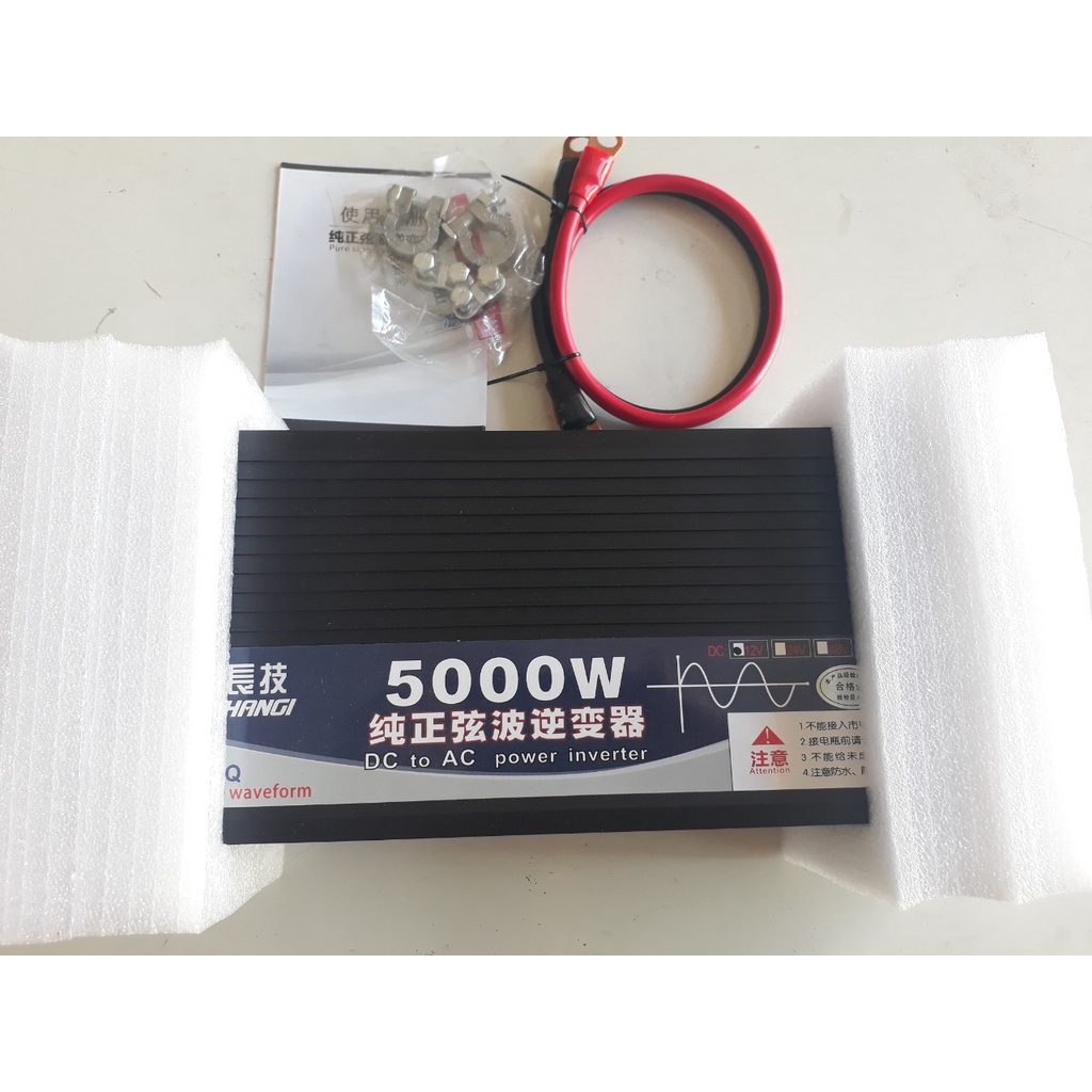 BỘ KICH ĐIỆN SÓNG SINE CHUẨN 12v/24V -220V - 5000W - CJ 5000W