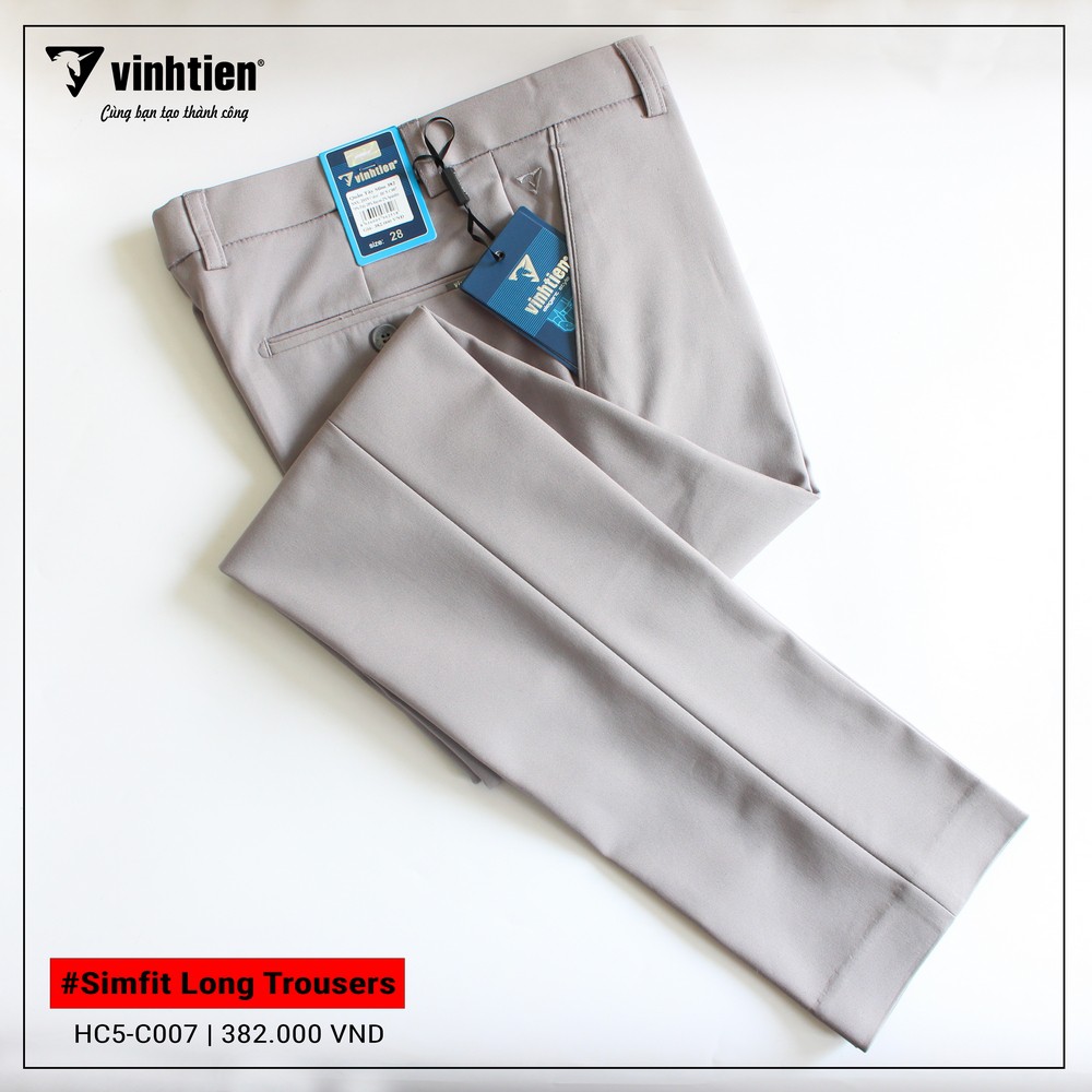 [Mã FAMALLT5 giảm 15% đơn 150K] Quần tây 0ly trơn slimfit 382 Vĩnh Tiến - Nhiều màu | BigBuy360 - bigbuy360.vn