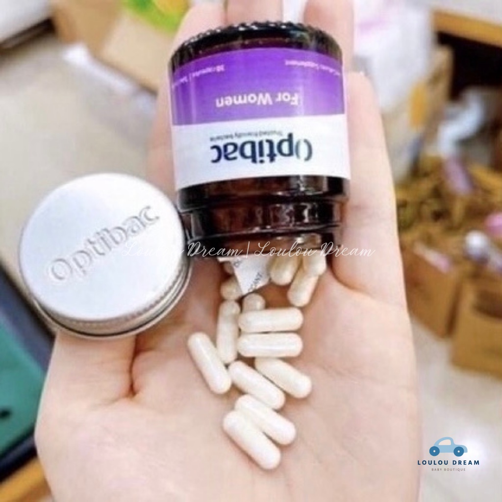 Men vi sinh Optibac tím Optibac Probiotics For Women giảm vie^m phụ khoa cho phụ nữ và mẹ bầu [CHÍNH HÃNG UK]