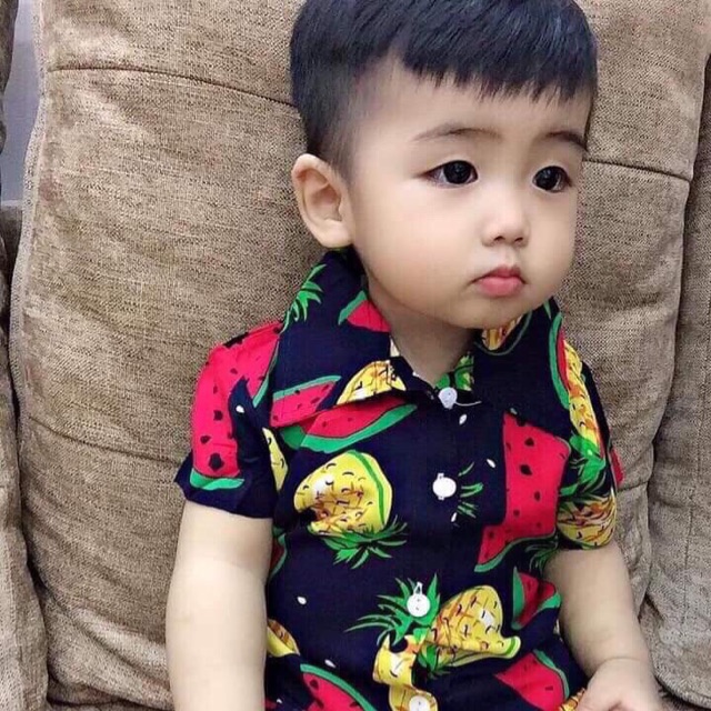 Bộ Lanh trái cây bé trai