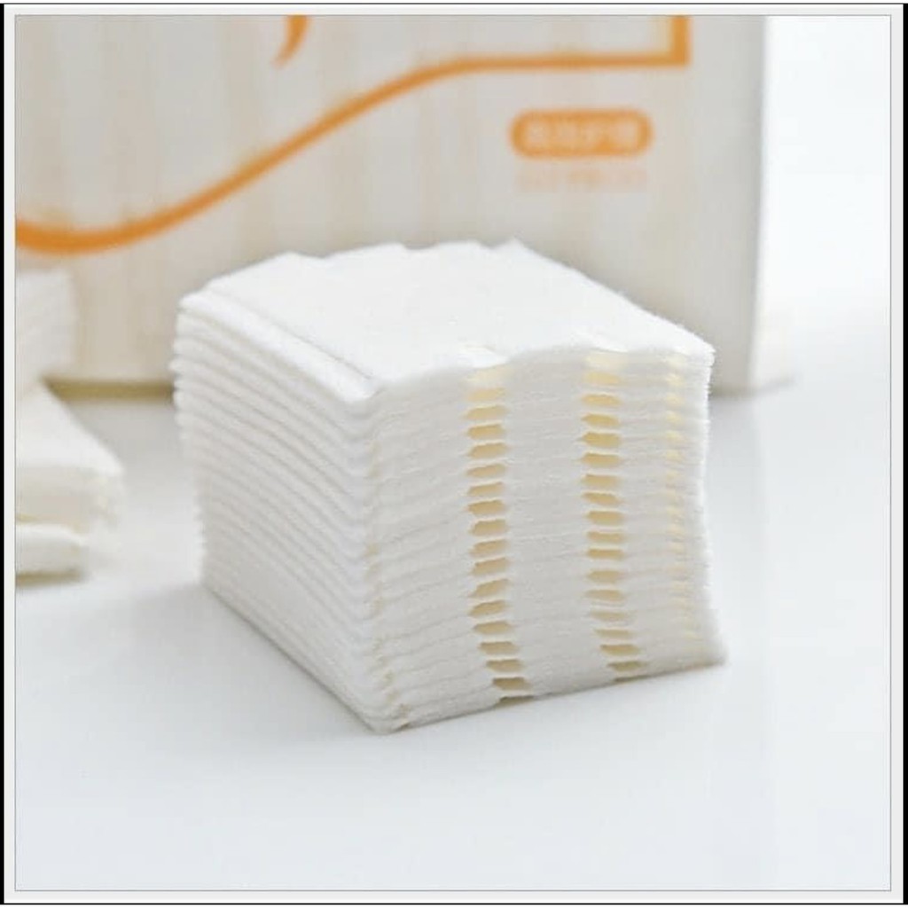 [GIẢM 41% đơn 0₫]_222 MIẾNG bông tẩy trang 3 lớp CHÍNH HÃNG, 100% cotton, 3 công dụng làm sạch, mềm mịn, không tưa bông