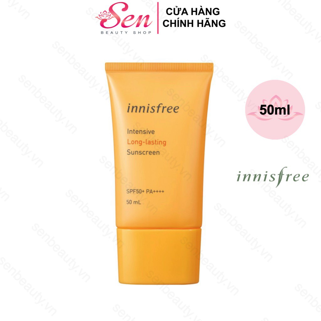 Kem Chống Nắng Lâu Trôi INNISFREE Intensive Long Lasting Sunscreen SPF50+ PA++++ 50ml