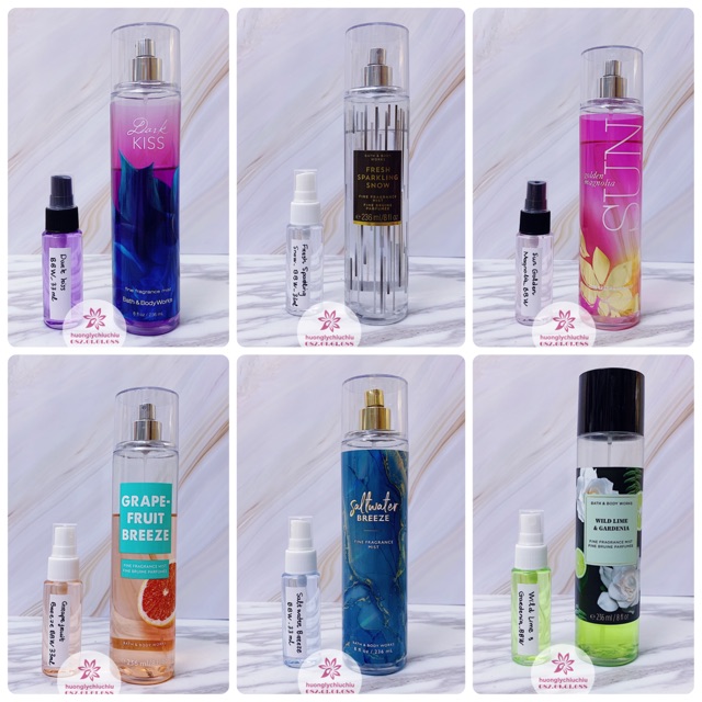 [Link2] Xịt thơm body mist Bath and Body works 33ml | BigBuy360 - bigbuy360.vn