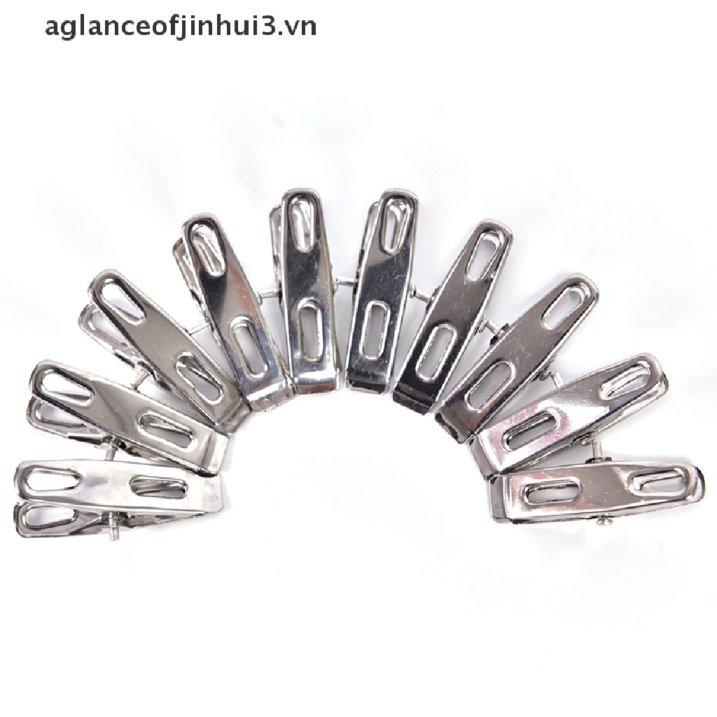 Set 20 Kẹp Phơi Quần Áo Bằng Thép Không Gỉ