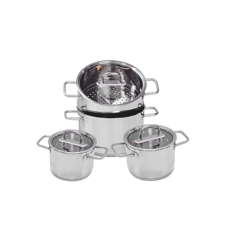 Bộ nồi xửng hấp Rapido (Bảo hành chính hãng)