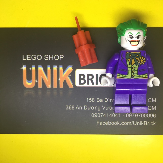 Lego UNIK BRICK Joker trong Super Heroes - Siêu anh hùng chính hãng (như hình)