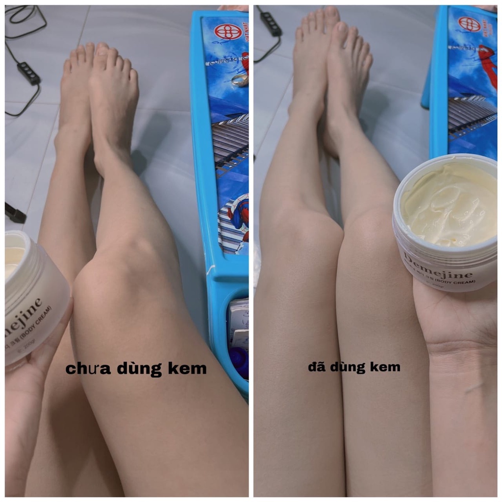 kem body,kem dưỡng ẩm trắng da toàn thân demejine Hàn Quốc trắng mịn không bắt nắng 200gr | BigBuy360 - bigbuy360.vn