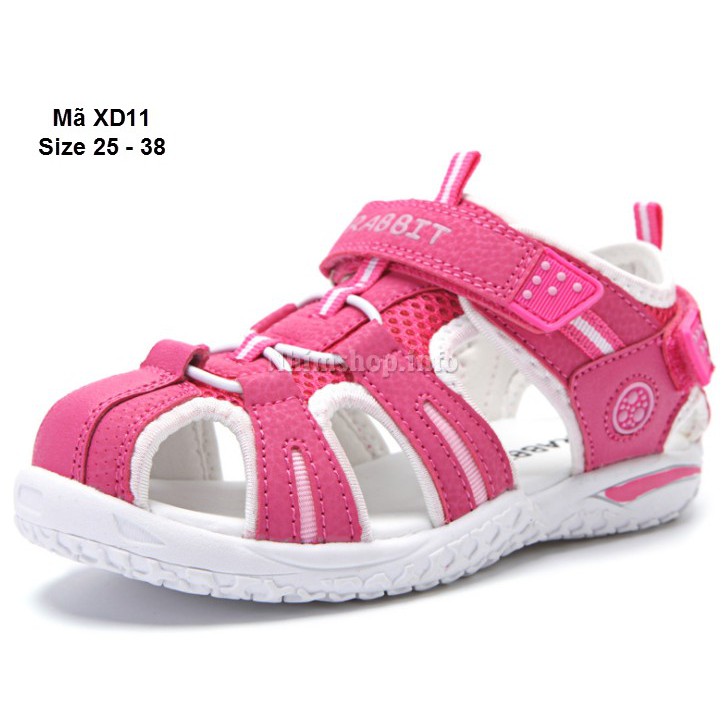 Sandal Rabit Hàng Xuất Khẩu Cho Bé Gái 2.5 - 12 Tuổi XD11