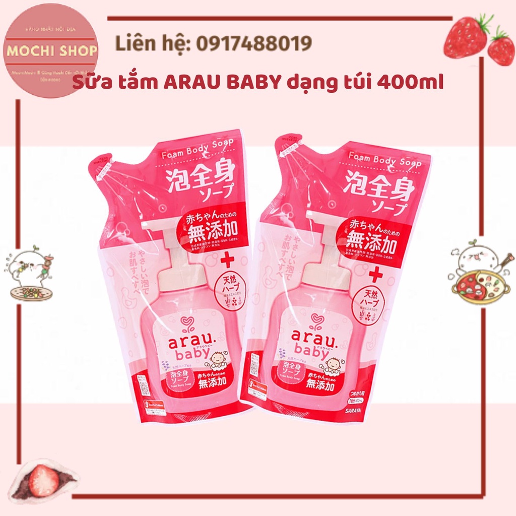 SỮA TẮM ARAU BABY DẠNG TÚI 400ML