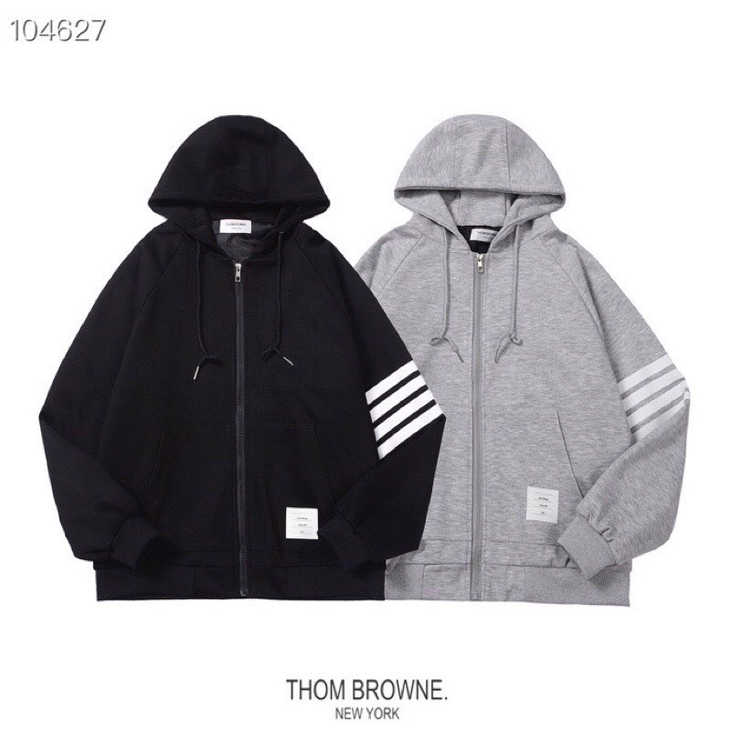 Áo khoác hoodie Thom SIÊU HOT L.Y Store [FREESHIP] Áo khoác mũ nỉ lót bông