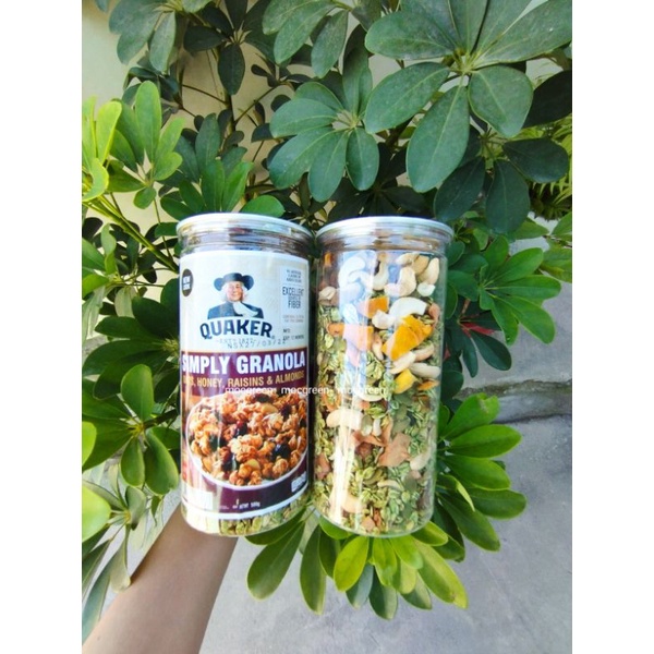 Granola Ăn Kiêng Không Đường Nhiều Hạt 500g - Vị Matcha