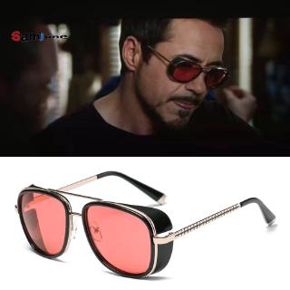 Kính mát dòng TONY Stark phong cách Iron Man retro tròng kính nhiều màu sắc thời trang cho nam