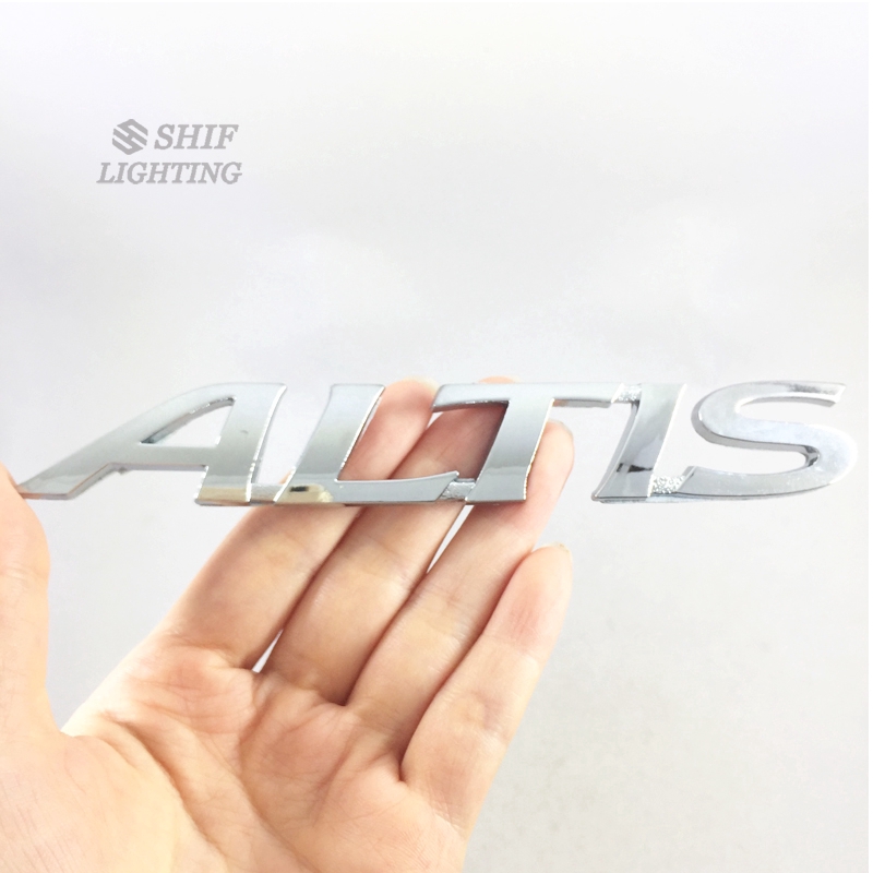 Nhãn dán ABS nổi họa tiết chữ ALTIS trang trí cho TOYOTA ALTIS