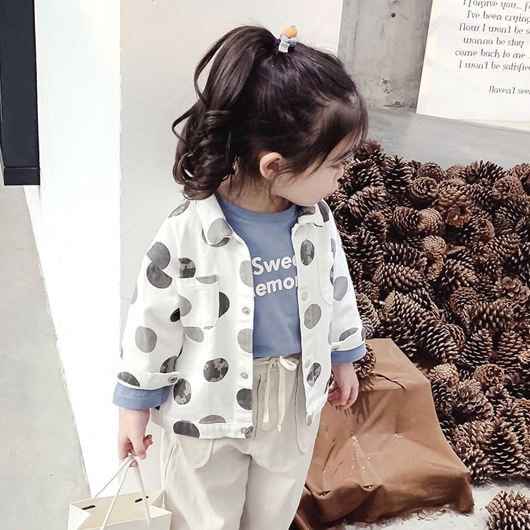 Áo khoác phong cách Nhật Bản và Hàn Quốc mới cho bé gái