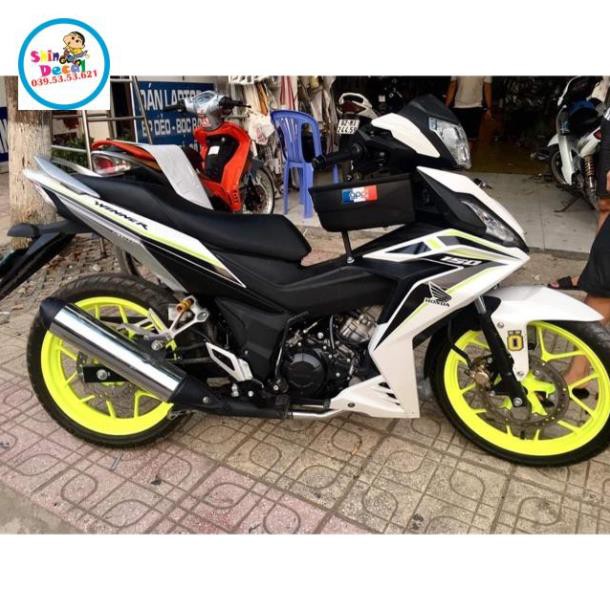 Tem rời winner dán xe trắng tm 3 lớp ko bay màu