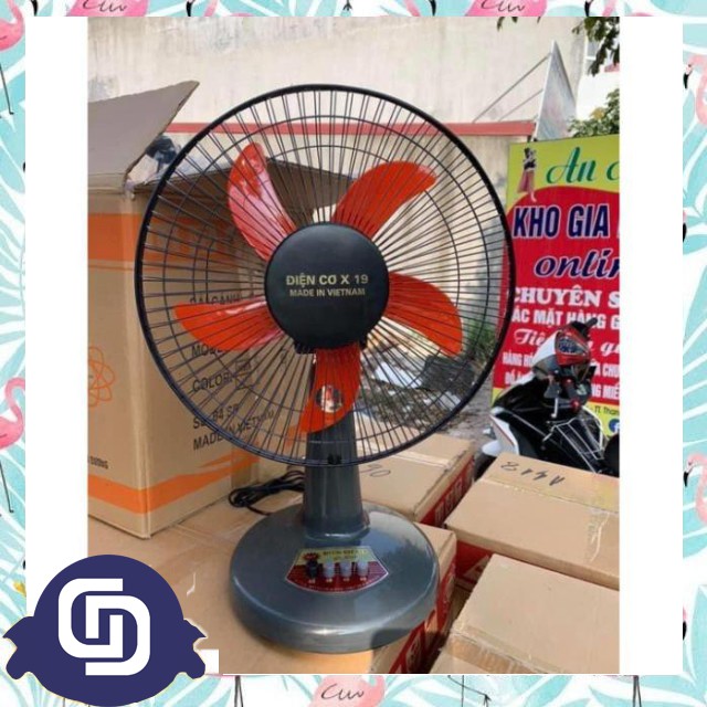 QUẠT ĐIỆN CƠ ĐỂ BÀN X19 SẢI CÁNH 300 SIÊU RỘNG - MÁY ÊM - CHẠY KHOE BẢO HÀNH CHÍNH HÃNG