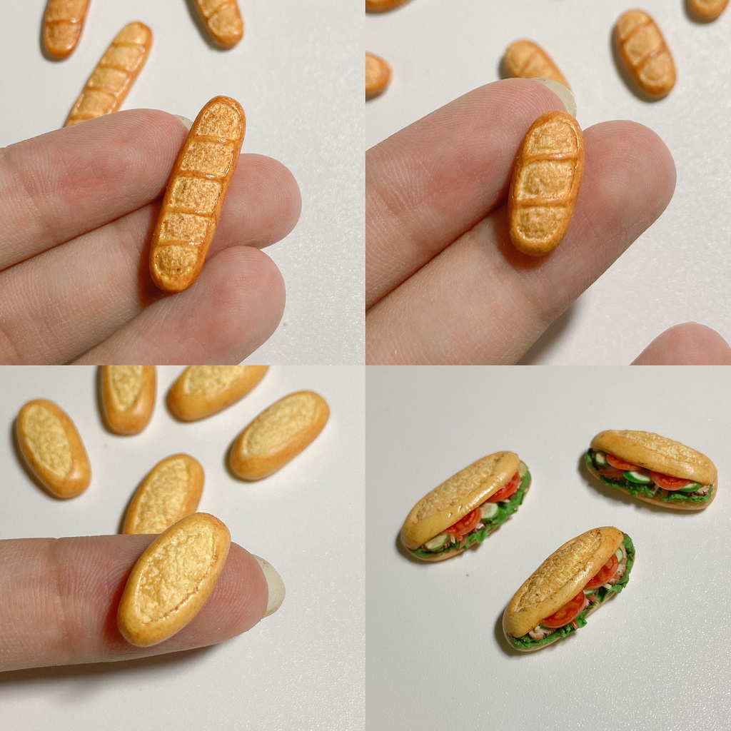 Mô hình đồ ăn đất sét nung Miniature Foods