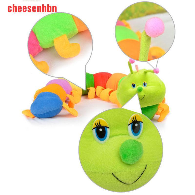 [cheesenhbn]1 X Colorful Inchworm Soft Caterpillar Lovely Developmental Child Baby Toy Doll