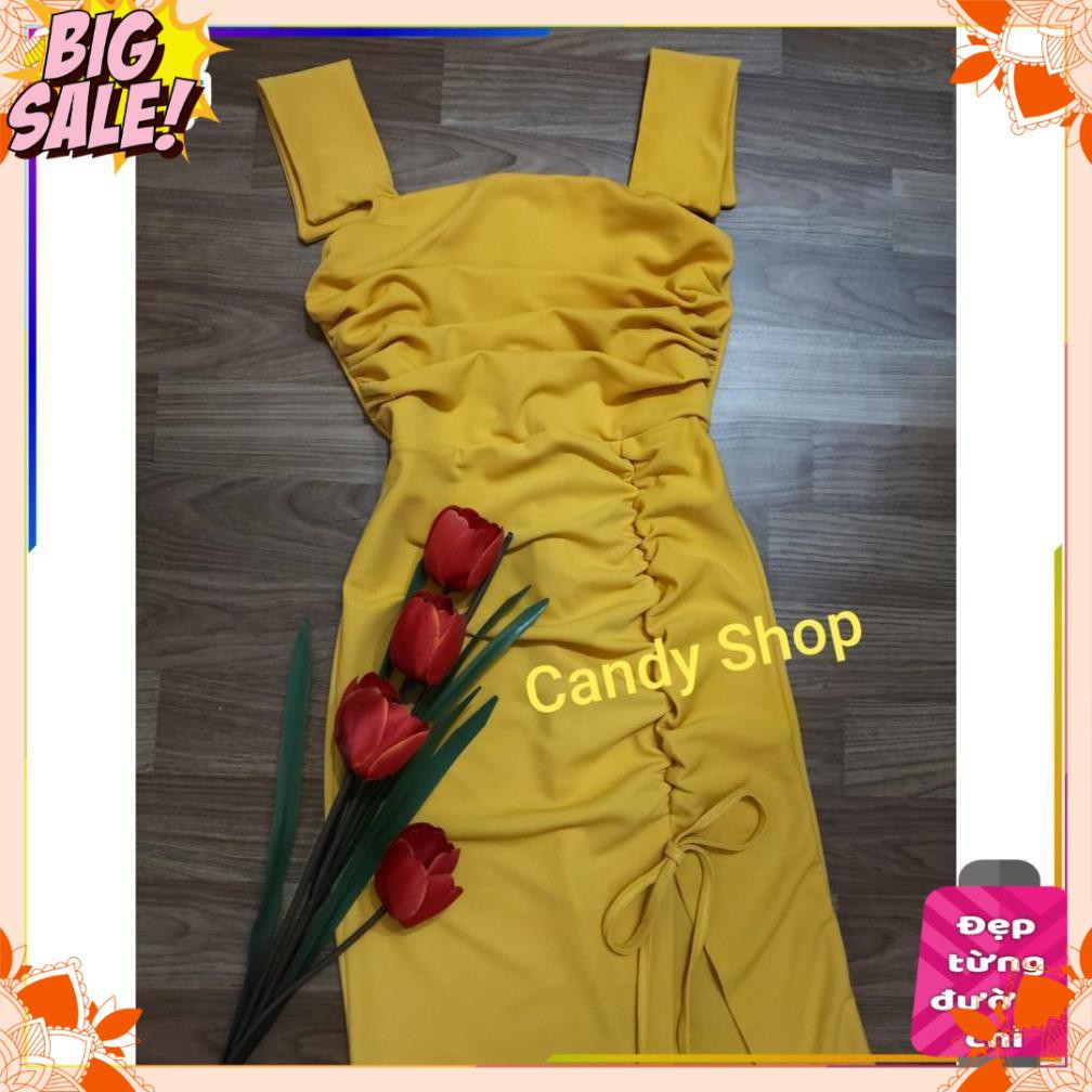 [HÀNG CAO CẤP] Đầm body rút dây xếp ly tay cánh tiên siêu Hot | BigBuy360 - bigbuy360.vn