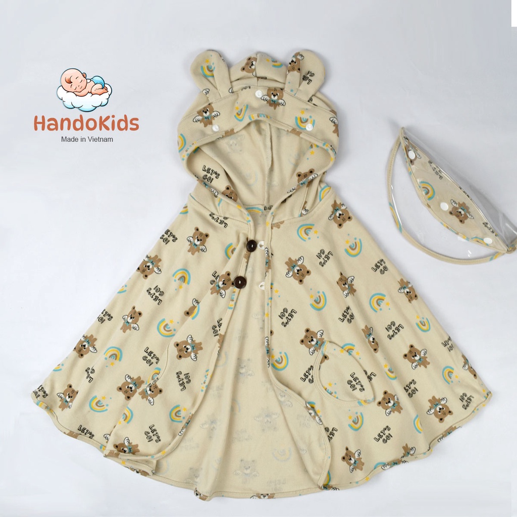Áo Choàng Chống Nắng, Áo Cánh Dơi Giữ Ấm Tránh Gió Đa Năng Cho Bé, TẶNG kèm kính Giọt Bắn - HANDOKIDS